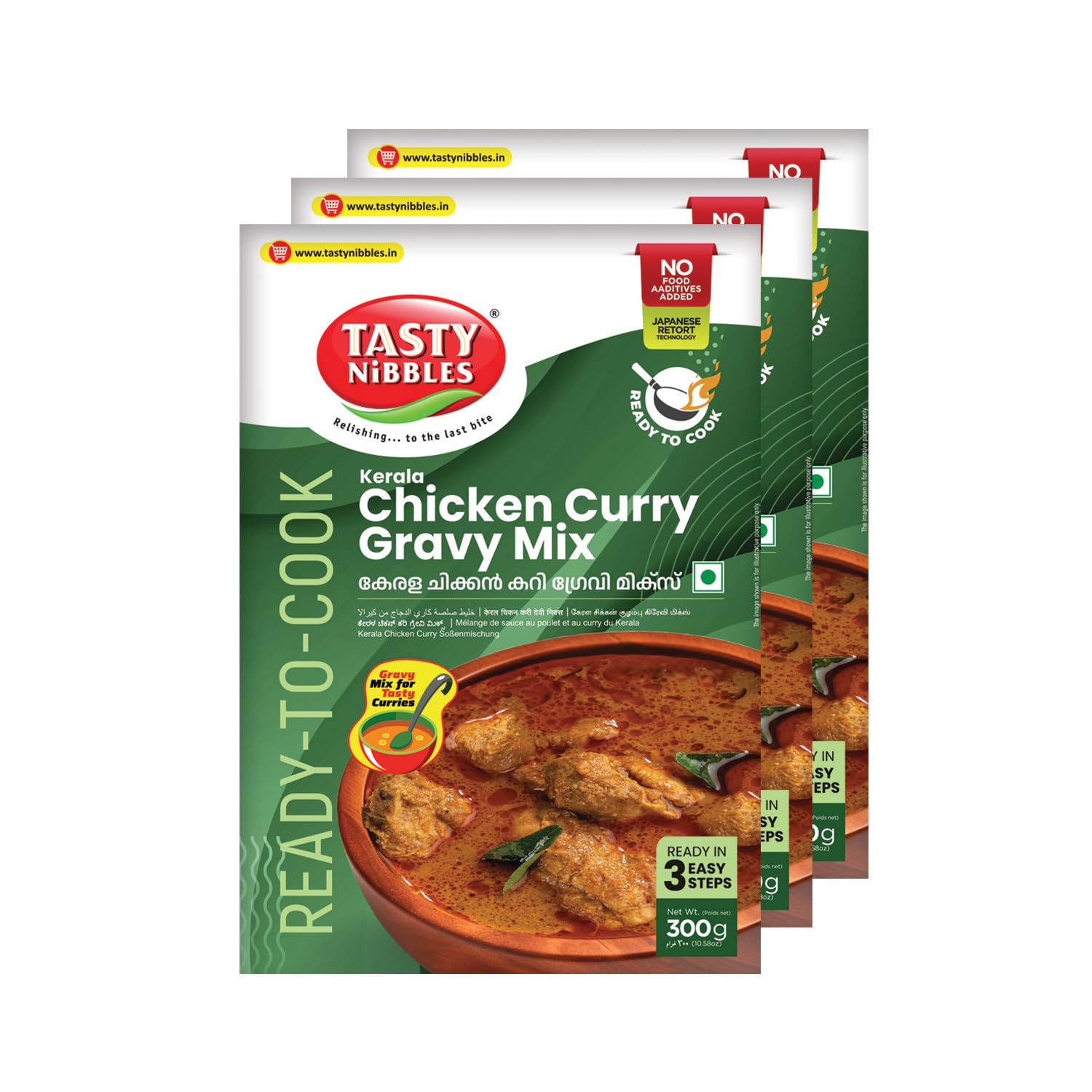 Pack of 3, 300g · Instant Food Items;instant Meal Mix;instant Meal;instant Meals for Travel;masala Mix;gravy Masala; Ready to Eat Masala Gravy;curry Mix;curry Mix;curry Masala