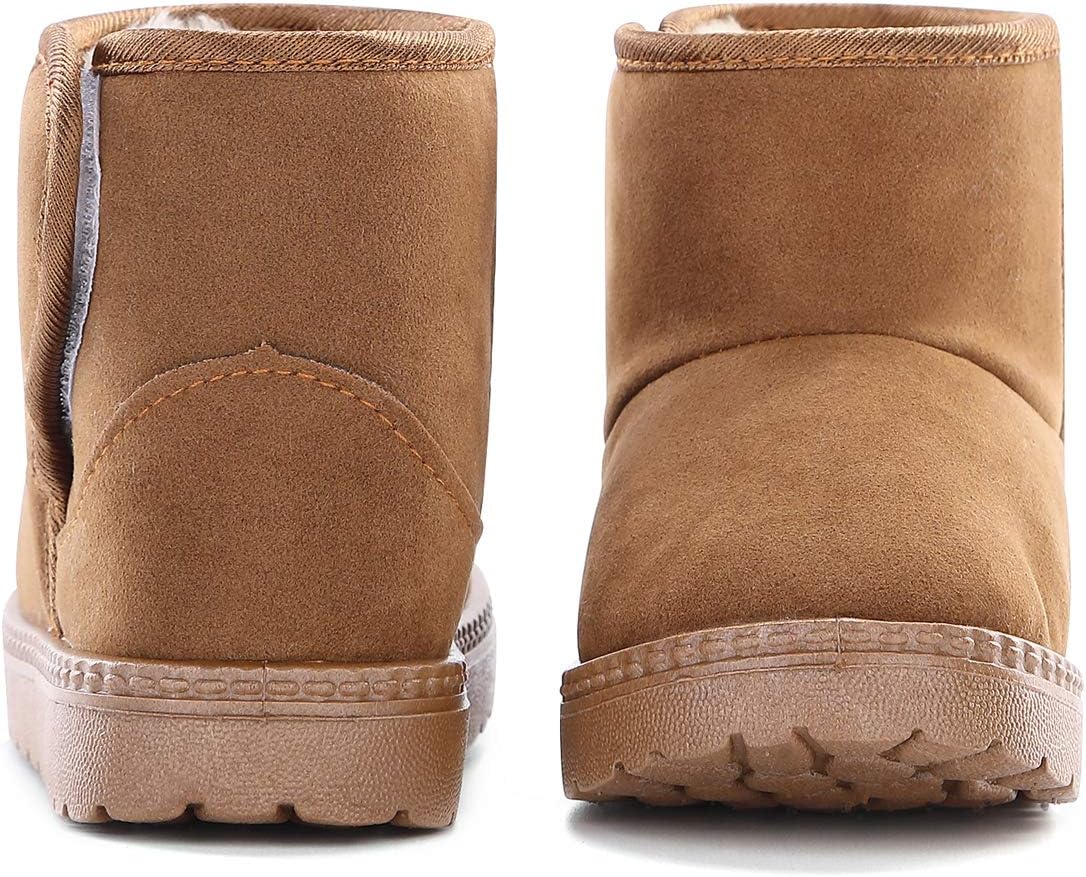 Girls Boys Warm Winter Boots Kids Outdoor Snow Boots(Toddler/Little Kid) - Image 5