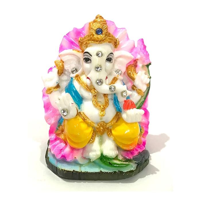 Buy Ganpati Idol Car Dashboard Hindu Diwali Ganesha Statue Pooja Idols