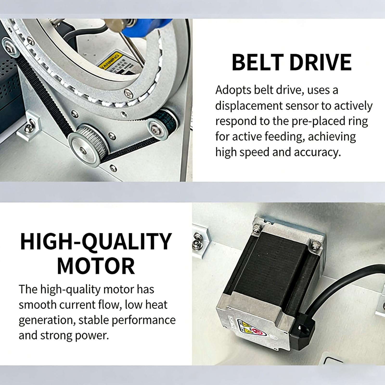 Envolvedora de cinta eléctrica automática, enrollador de cinta de arnés de cableado de rotación de 360°, velocidad ajustable de 10-1500 rpm, con anillo limitador e interruptor de pie para embalaje de