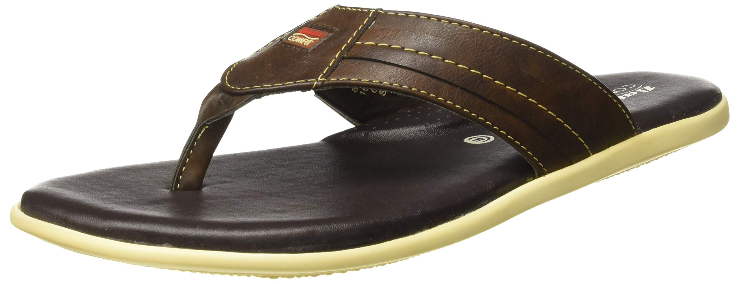 Bata Comfit mens COMFIT ALAN TH E Brown Slipper - 8 UK (8714078) (B07G343LLX) Amazon Price History, Amazon Price Tracker