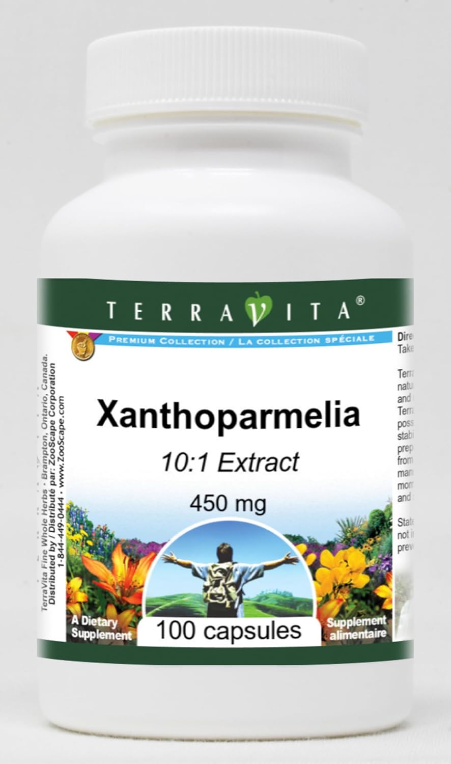 Xanthoparmelia 10:1-450 mg (100 Capsules, ZIN: 521653)