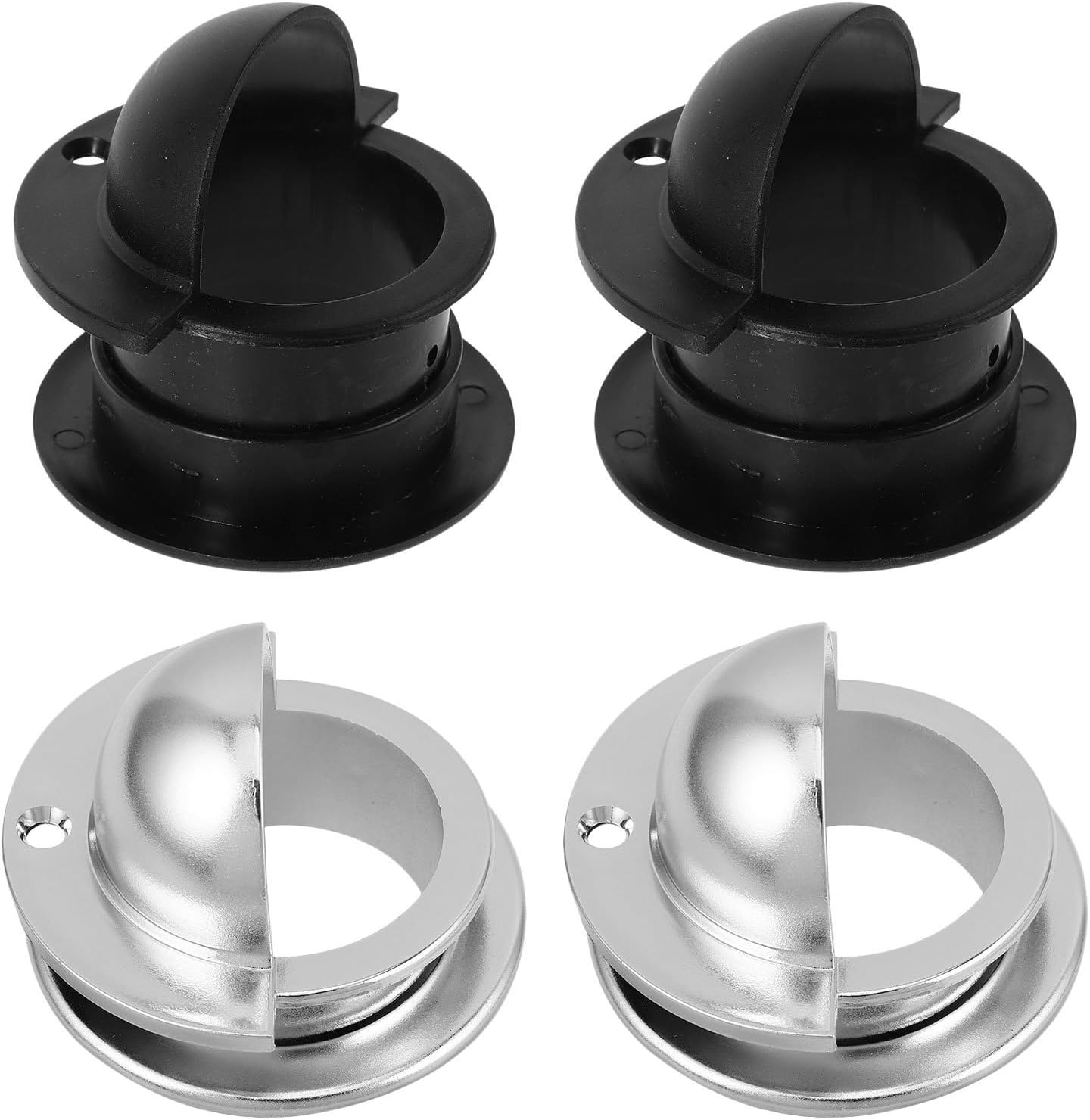 Vaguelly 8pcs Foosball Entry Dishes Plastic Round Table Football Parts