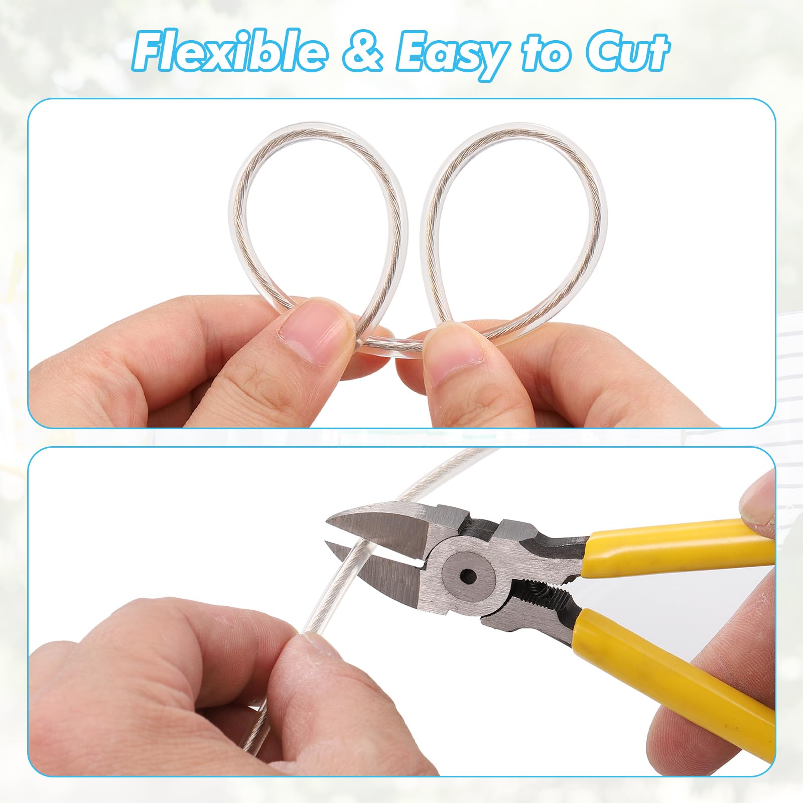 30 M - Fil Pour étalage De Linge Pour Extérieur, Pour Utilisations Graves Avec âme En Acier, Fils à étendre Pour Balcon, Antirouille Et Imperméables, 120 Kg LC