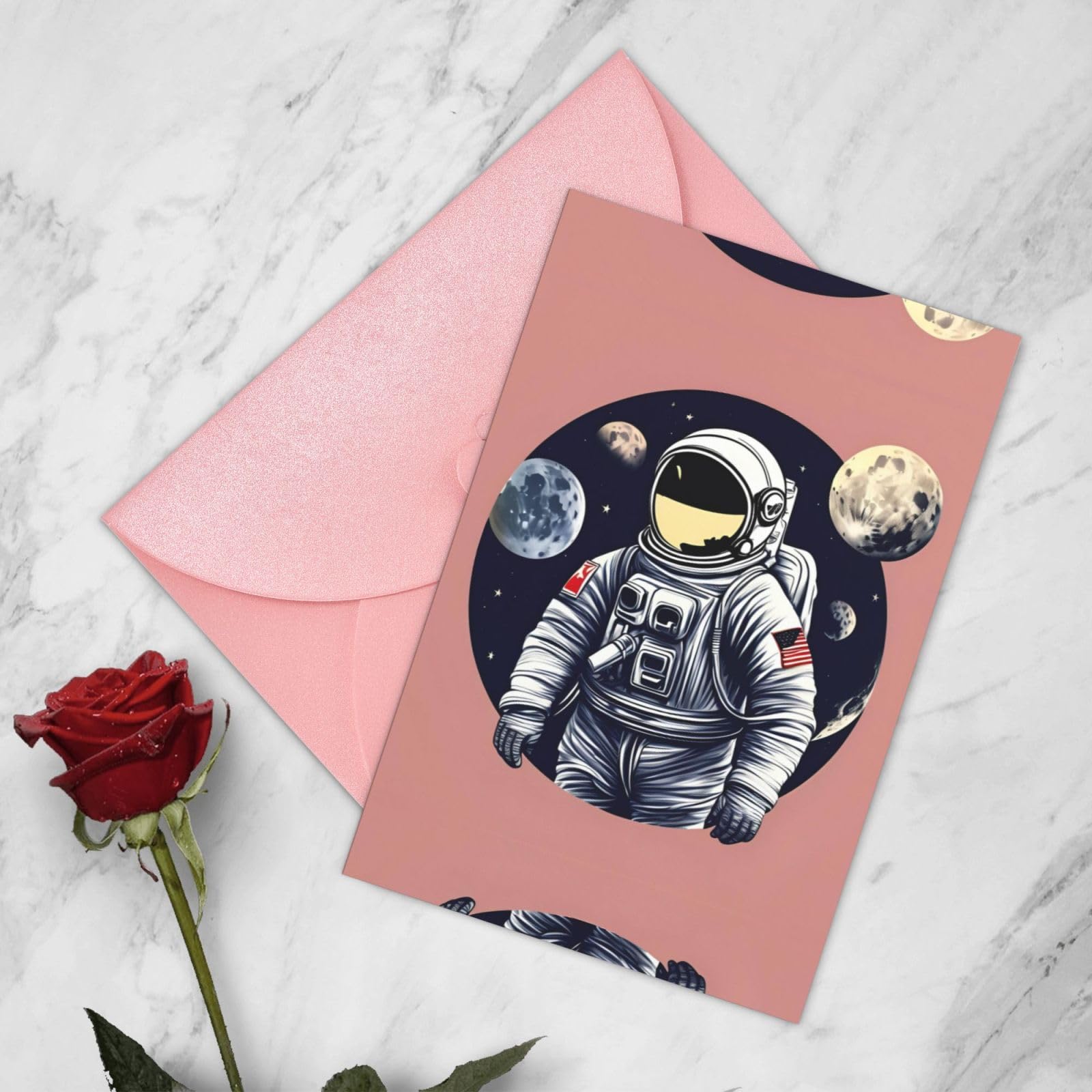 Amazon.com : Astronaut On The Moon 1 Stylish Unique Pearl Paper 