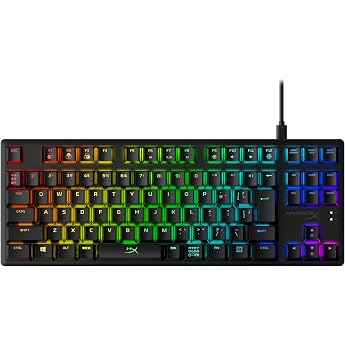 HyperX Alloy Origins Core RGB メカニカルゲーミングキーボード 日本語配列 テンキーレス 4P5P3AJ#ABJ | Anti-Ghosting Function, Splashproof, Dedicated Media