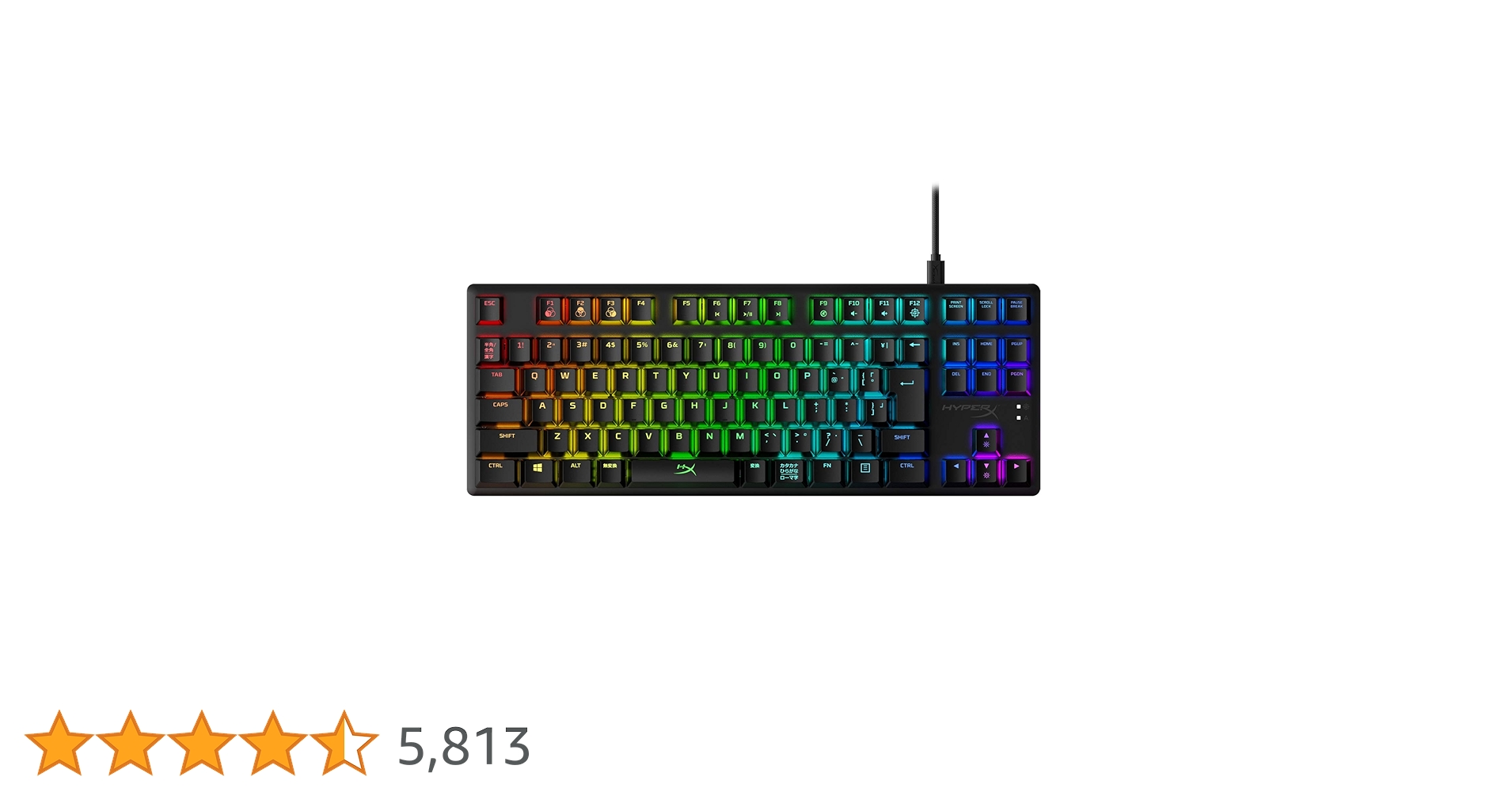 Amazon.co.jp: HyperX HX-KB7RDX-JP (4P5P3AJ#ABJ) Alloy