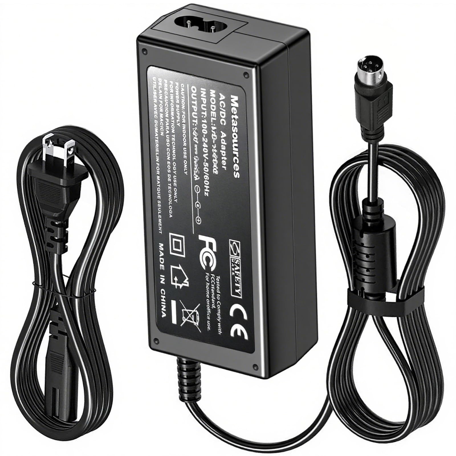 Amazon.com: Metasources 4-Pin 12V AC/DC Adapter Compatible with