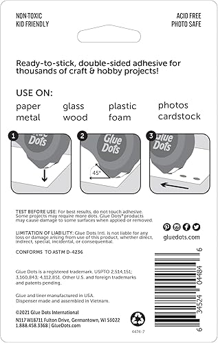 Miniatura 18 de Rollo ultrafino de puntos autoadhesivos Glue Dots