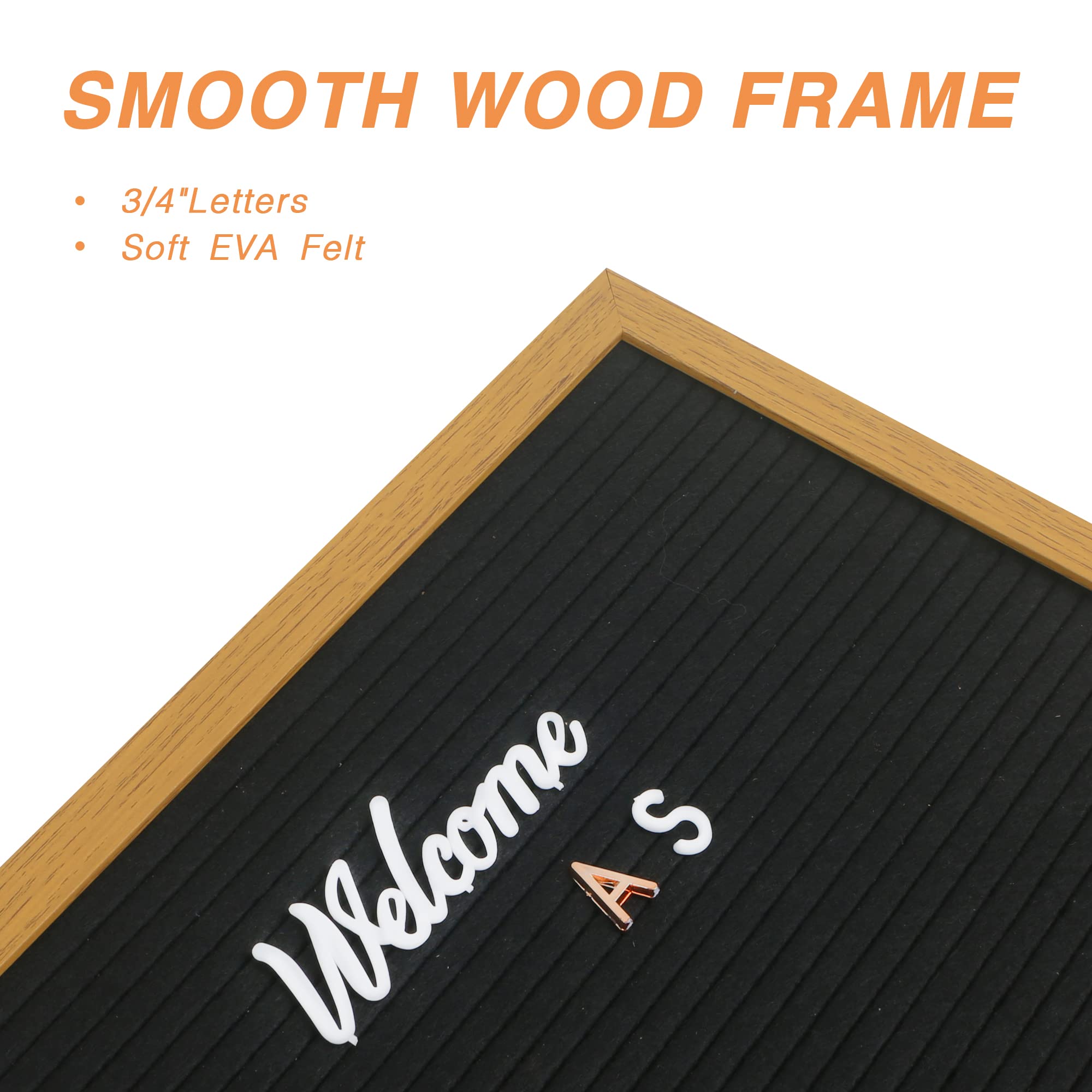 Extra Large 24x30 Inch Felt Letter Board - Changeable Message Board With Letters-1025022