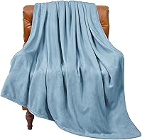 Vista 88 de BEDELITE - Manta de vellón negra para sofá y cama, afelpada, suave y acogedora, 50 x 60 pulgadas, supersuave, cálida y ligera, ideal para viajes