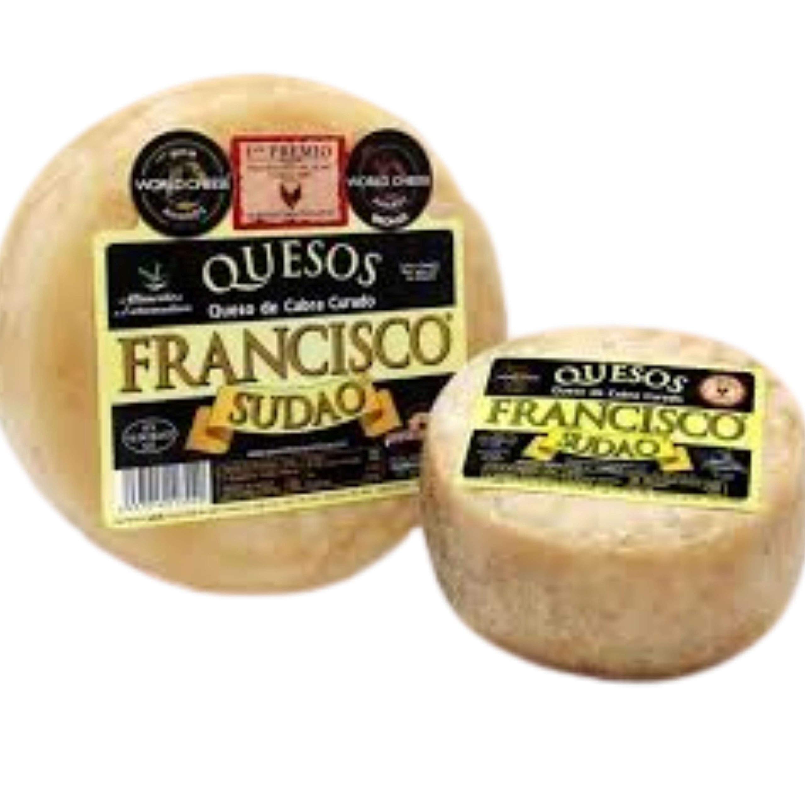 Queso de Cabra Sudao Extremeño Artesano Maduración 3-4 Meses 800-850g Leche Pasteurizada de Cabra
