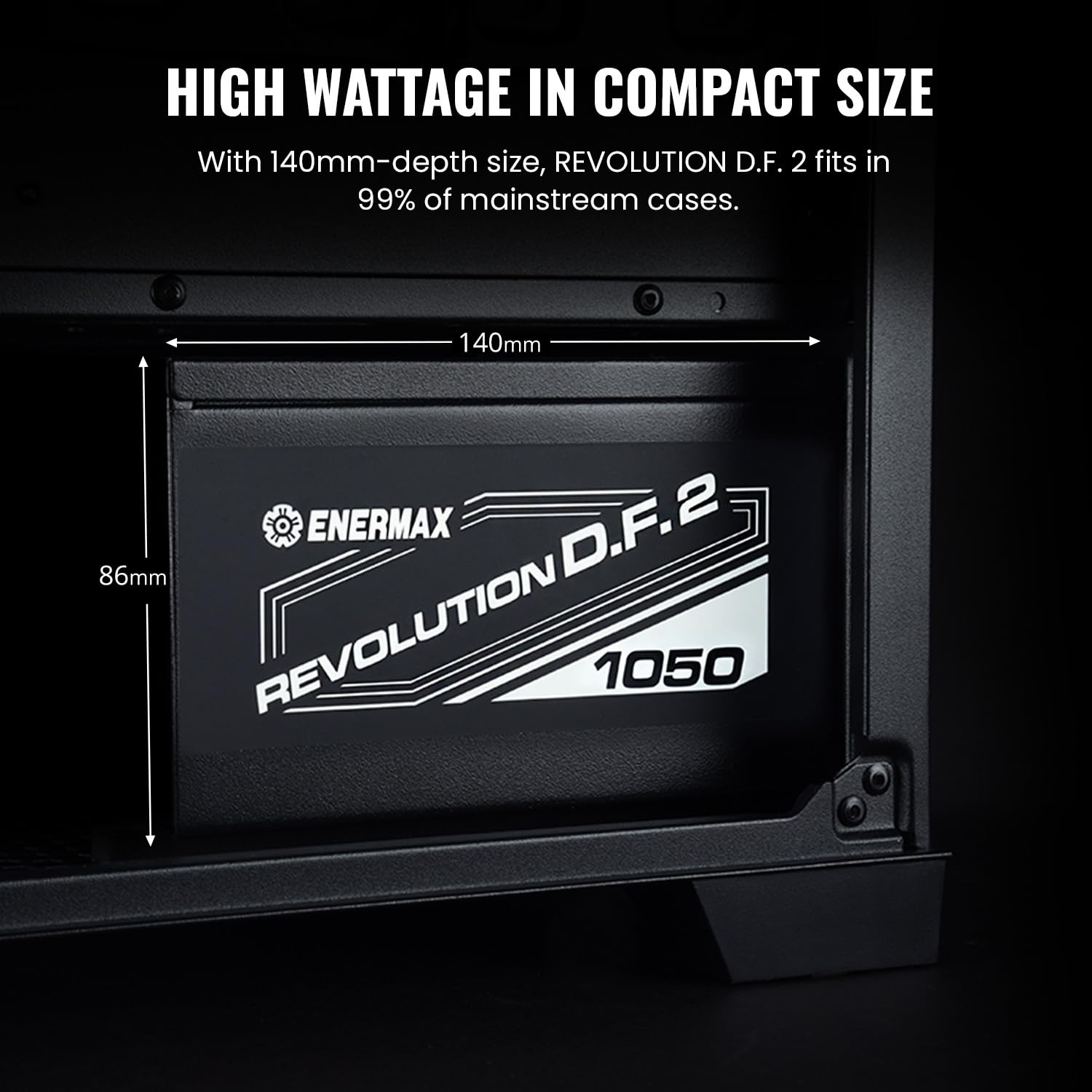 ENERMAX REVOLUTION II 1050W v2 電源ユニット Amazon | ENERMAX Revolution D.F. 2 80PLUS Gold 1050W フル
