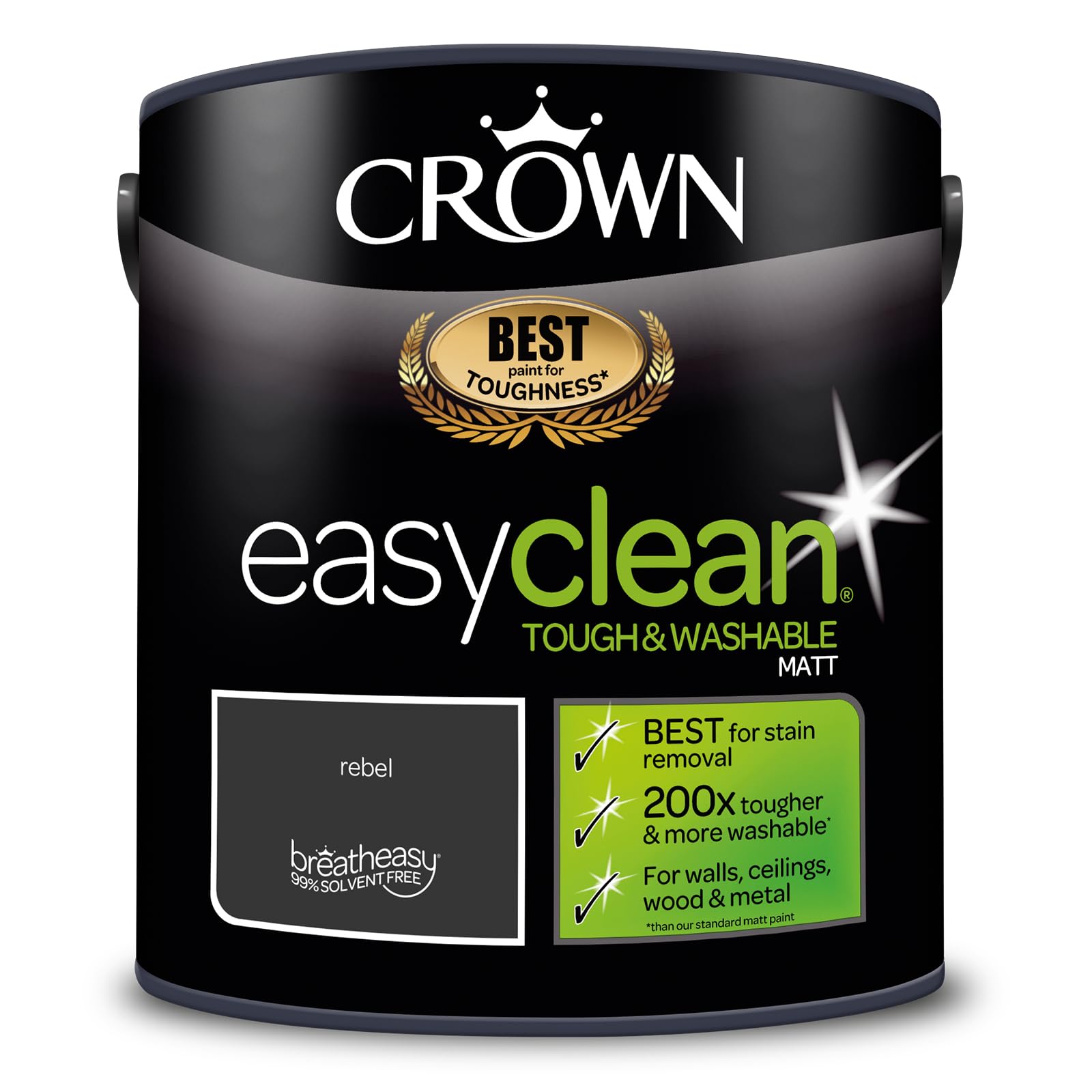 Cos Rebel Crown Easyclean Matt Emulsion Paint 2.5L