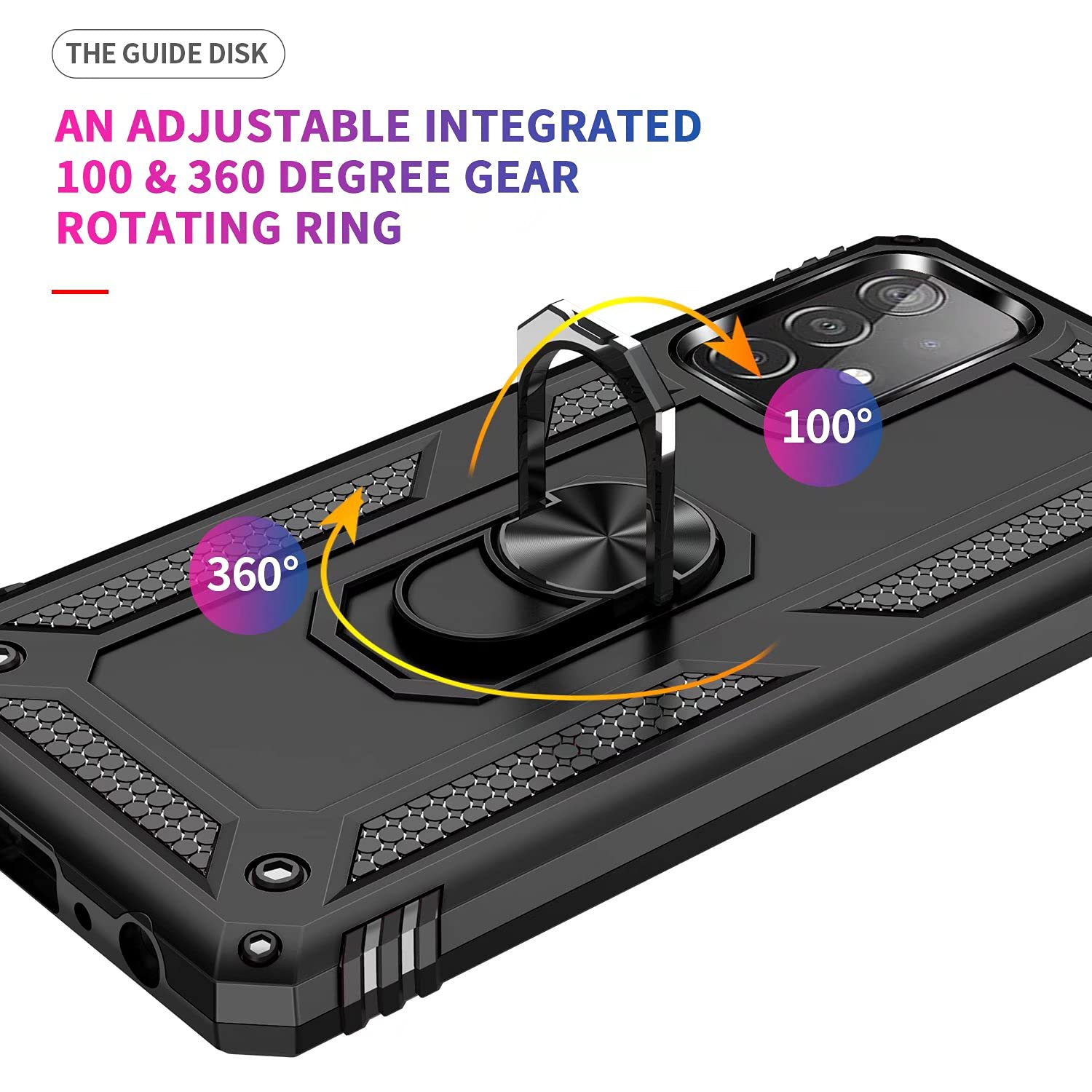Cover per Realme GT 6 5G, Custodia per Realme GT 6T 5G Antiurto Scorrevole Protezione Fotocamera