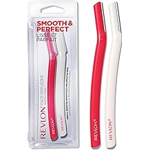 Revlon Face Defuzzers, High Precision Hair Removal and Dermaplaning Blade, Smooth Skin, Made with Stainless Steel, 2 Count