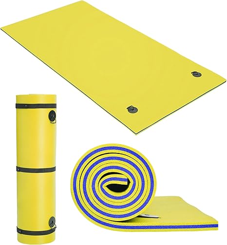 Lily Pad Floating Mat for Lake & Pool, 8'/9'/12' Extra Large Floating Water Mat, 3-Layer Tear-Resistant XPE Foam Suitable for Adults and Kids