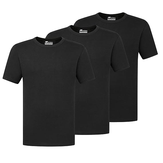Cotton Performance Crew Neck Tee 3-Pack 