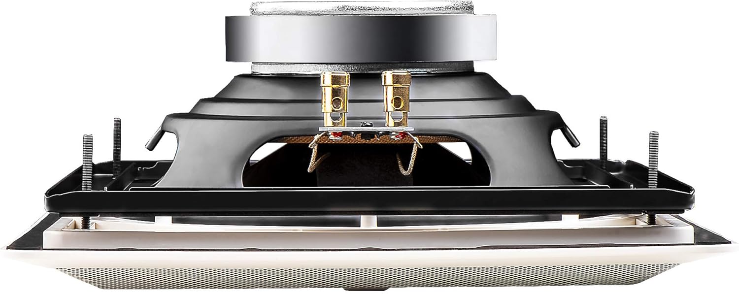 OSD Audio 10" in Wall Subwoofer 200W Easy Install, Paintable Grill IWS10