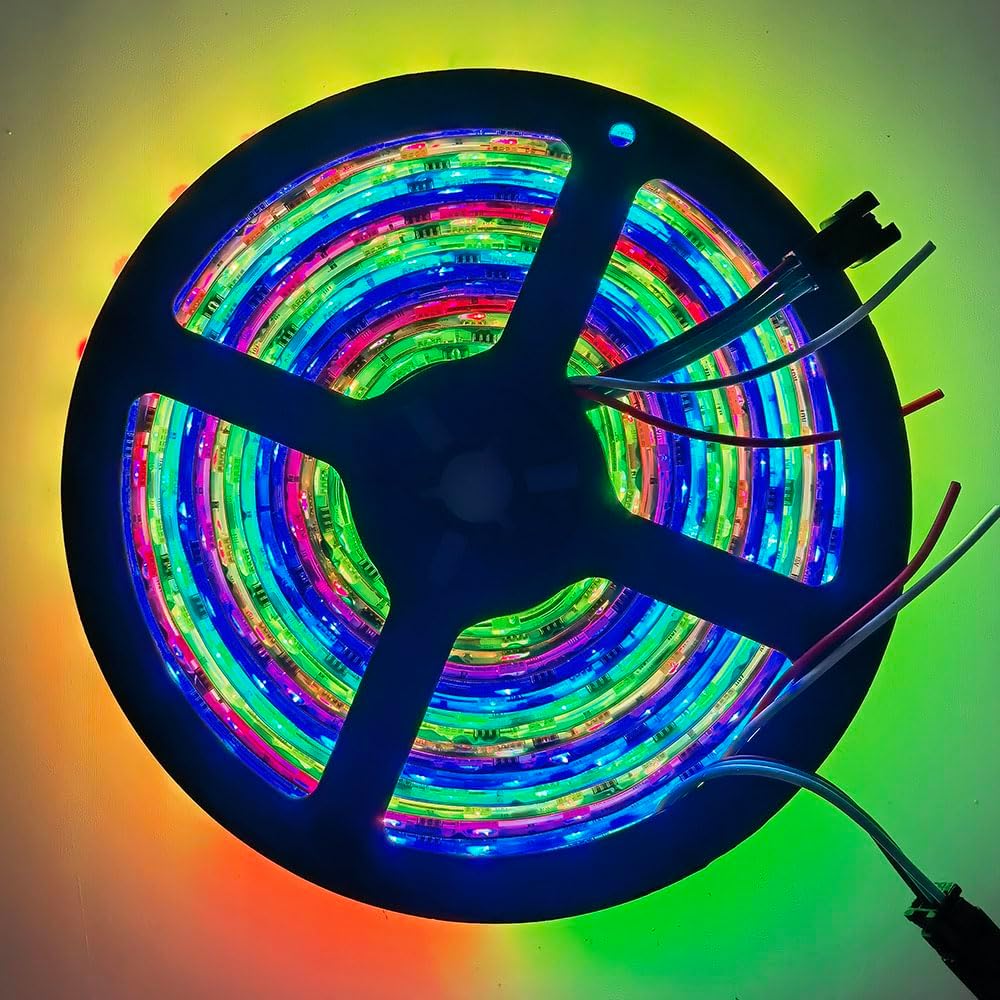 TM1814 DC12V 24V Led Strip Light 4 in 1 Similar SK6812 RGBW Pixels Addressable RGBWW RGBW 5050 3 Pin Led Lights IP30 65 67 (RGB+Warm White (TM1814 IC), 24V (1IC 6LEDs) Waterproof IP65)