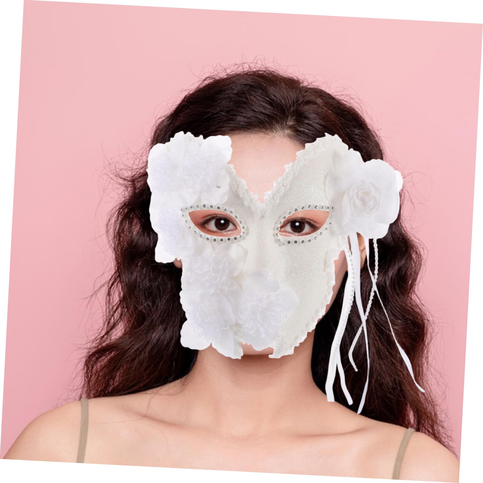 FRCOLOR Máscara De Encaje Completa Para Mujer Máscara Veneciana Para Diseño Elegante Ocasionales
