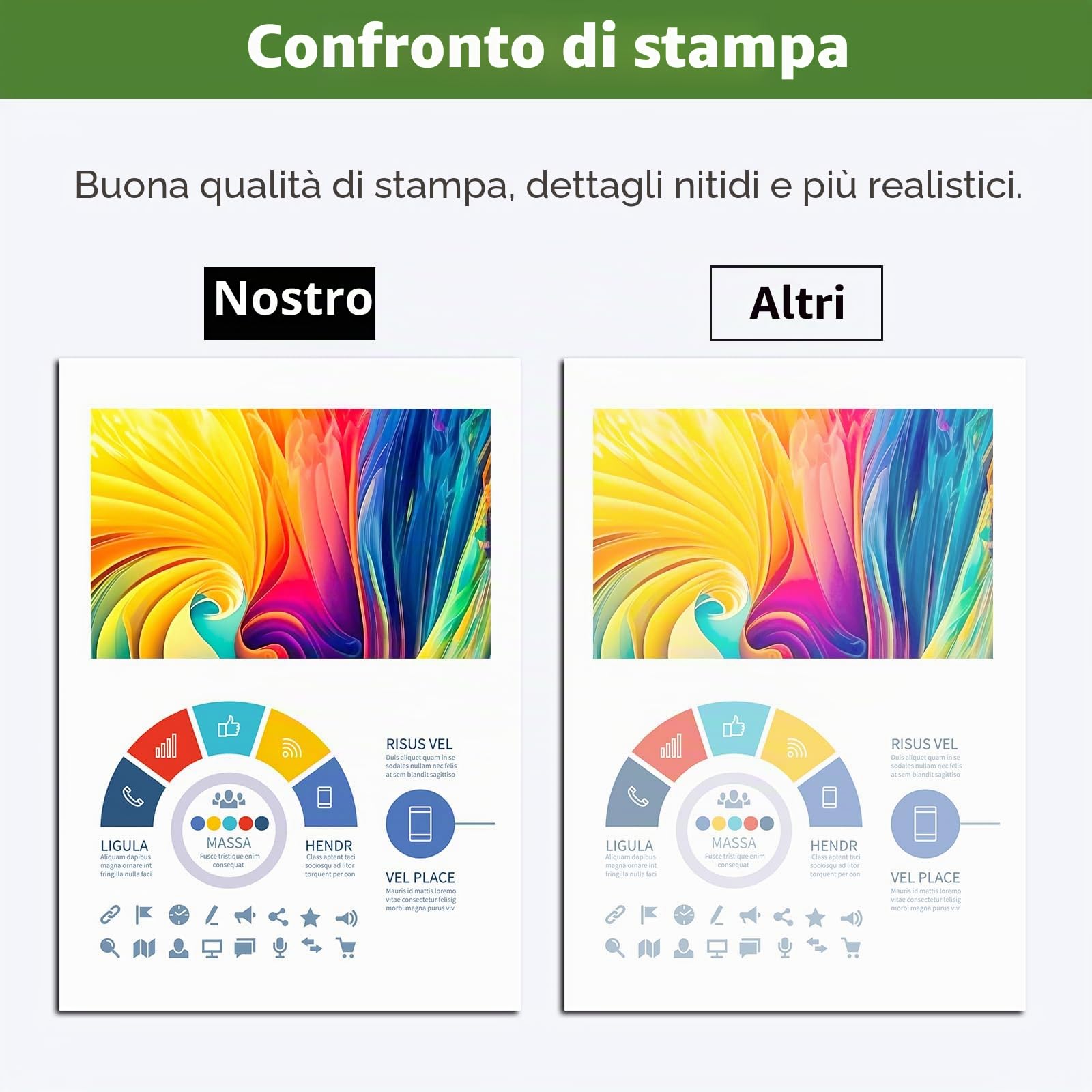 Cartucce Toner Compatibili 4 colori Set CS421 CS521 CS622 CX421 CX522 CX622 CX625 Capacità Standard per Stampanti Lexmark CS421dn CS521dn CS622de CX421adn CX522ade CX622ade CX625ade CX625adhe