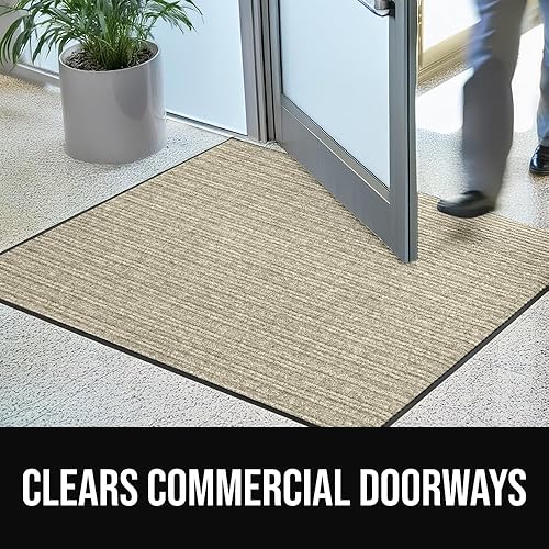 Miniatura 5 de Gorilla Grip - Tapete afelpado original de goma con perfil bajo, resistente, duradero, impermeable y fácil de limpiar para interior y exterior,