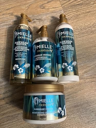 Miniatura 3 de Mielle Moisture RX - Acondicionador hidratante y antiroturas de jengibre hawaiano, 12 onzas líquidas