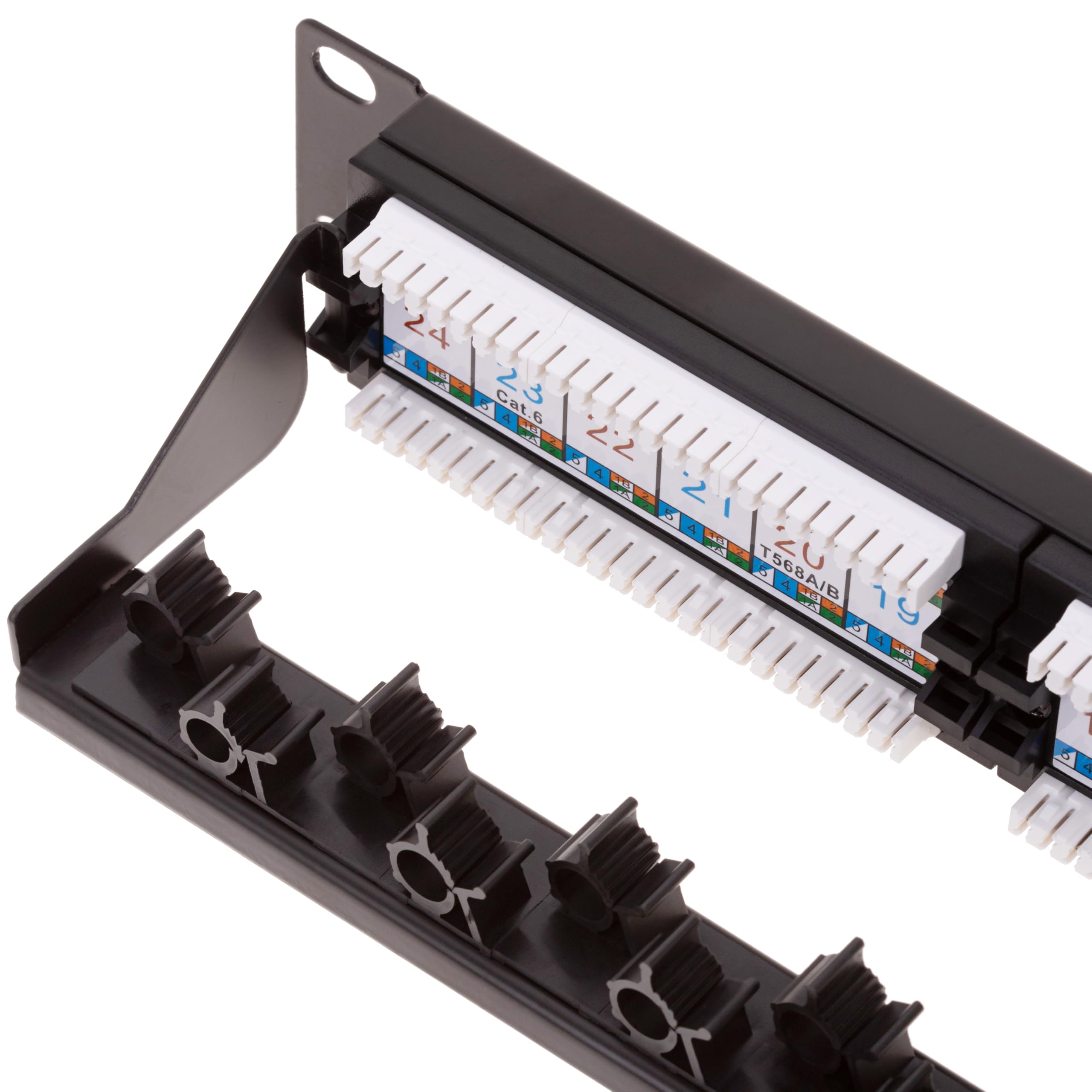 RackMatic - Patch panel 24 x RJ45 UTP cat.6 1Gb Ethernet