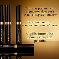 Vista 2 de LAURA GELLER NEW YORK Máscara de Kajal de larga duración - Fórmula para alargar, definir, rizar y construir maquillaje de ojos - Cepillo innovador