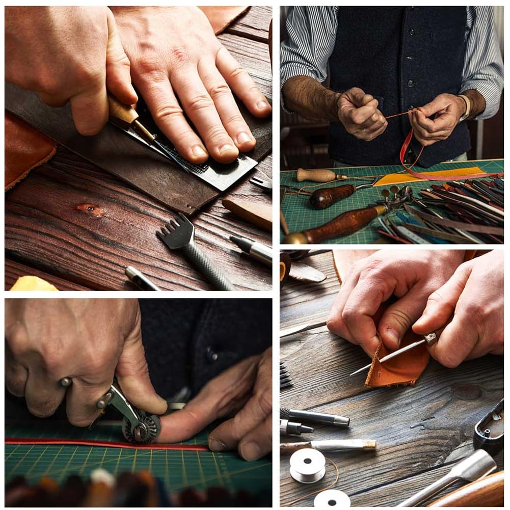 Corda In Pelle Vintage 15mm - 2.2 Yard Per Fai Da Te, Braccialetti E Accessori - Foto 7