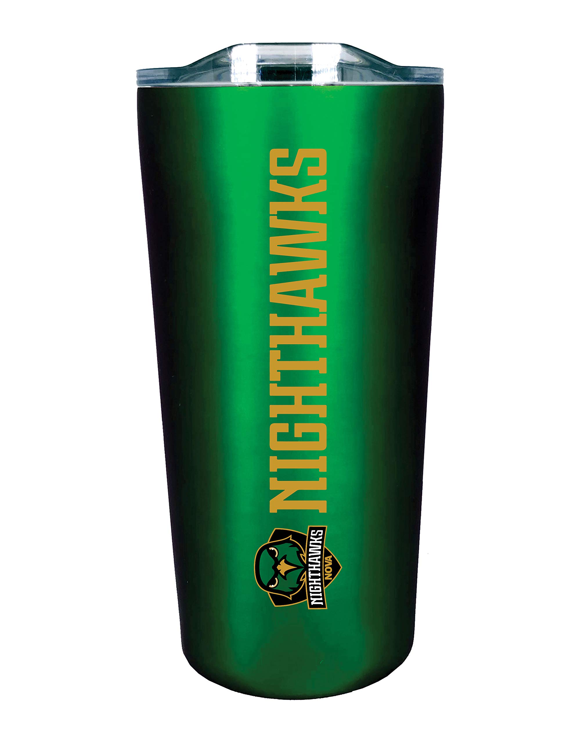 The Fanatic Group Northern Virginia Community College Double Walled Soft Touch Tumbler, Design-2 - Green