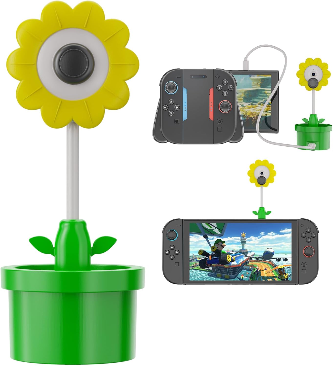 Product image of Camera for Nintenndo Switch 2,Interactive Camera for Switch 2, with Privacy Slide Cover, Lightweight and Detachable, Plug and Play, Zero delay USB-C Port
