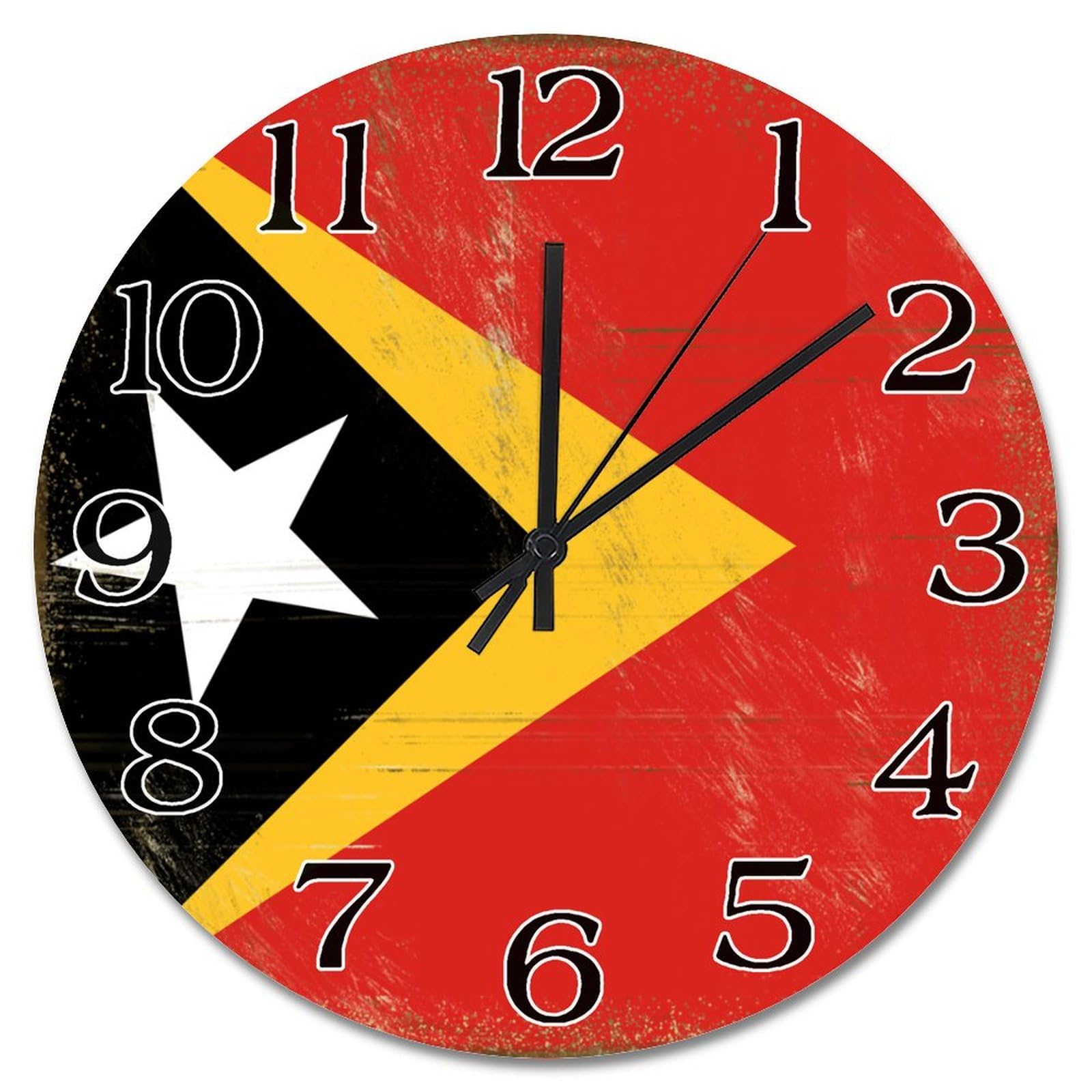 Horloge murale Timor oriental de haute qualité déco salon 25 cm