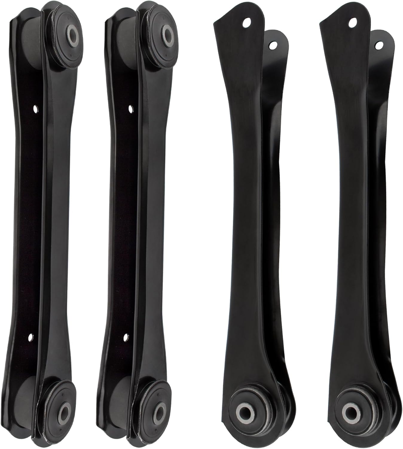 K620244 K640734 Front Upper & Lower Control Arms Assembly Left & Right for Jeep Wrangler TJ 1997-2006, Pack of 4