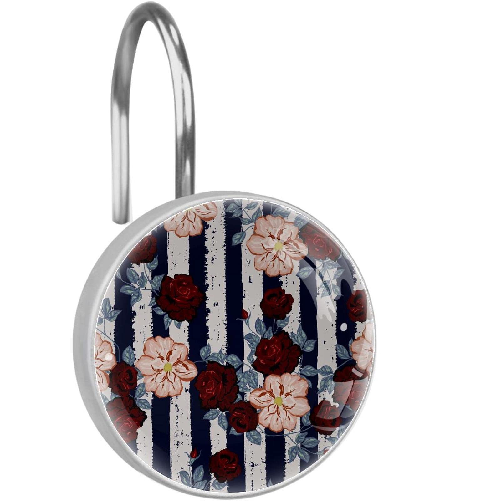 Crochets pour rideau de douche floral indispensables pour transformer l'ambiance de votre bain