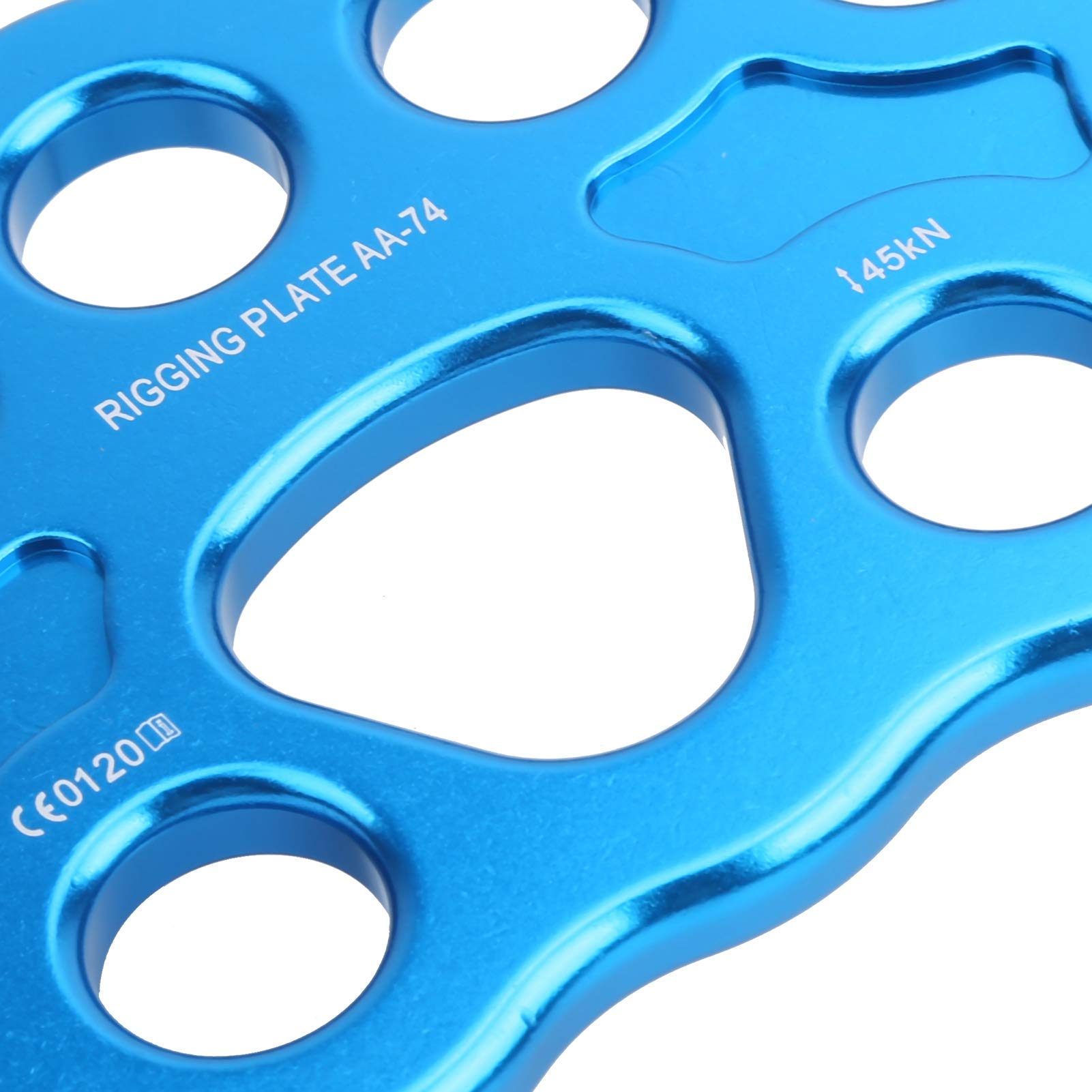 GLOGLOW Klettern 45KN 8-Loch Rigging Platte Split Divide Connector Bergsteigen Werkzeuge