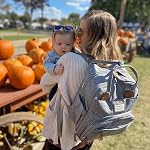 Diaper Bag Backpack RUVALINO Large Multifunction Travel Back Pack Maternity Baby Nappy Changing Bags