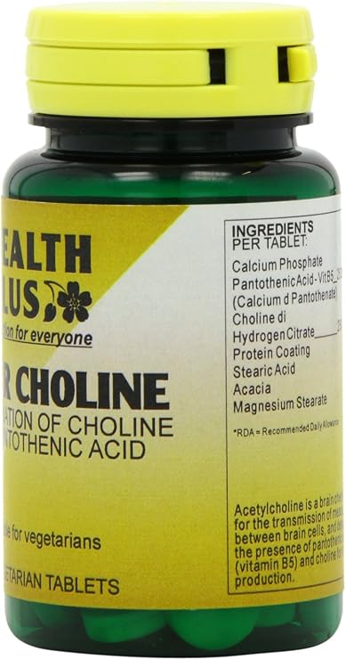 Health Plus Super Choline Vitamin B Supplement - 60 Tablets