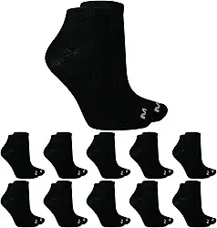 Kit 10 Pares de Meia Cano Curto Esportiva Fina Algodão Mash