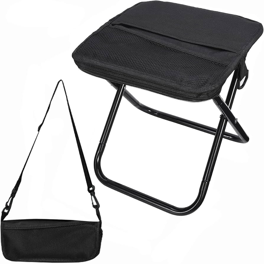 折りたたみアウトドアチェア ブラック リラックスクッションチェア アウトドアチェア 折りたたみ 軽量