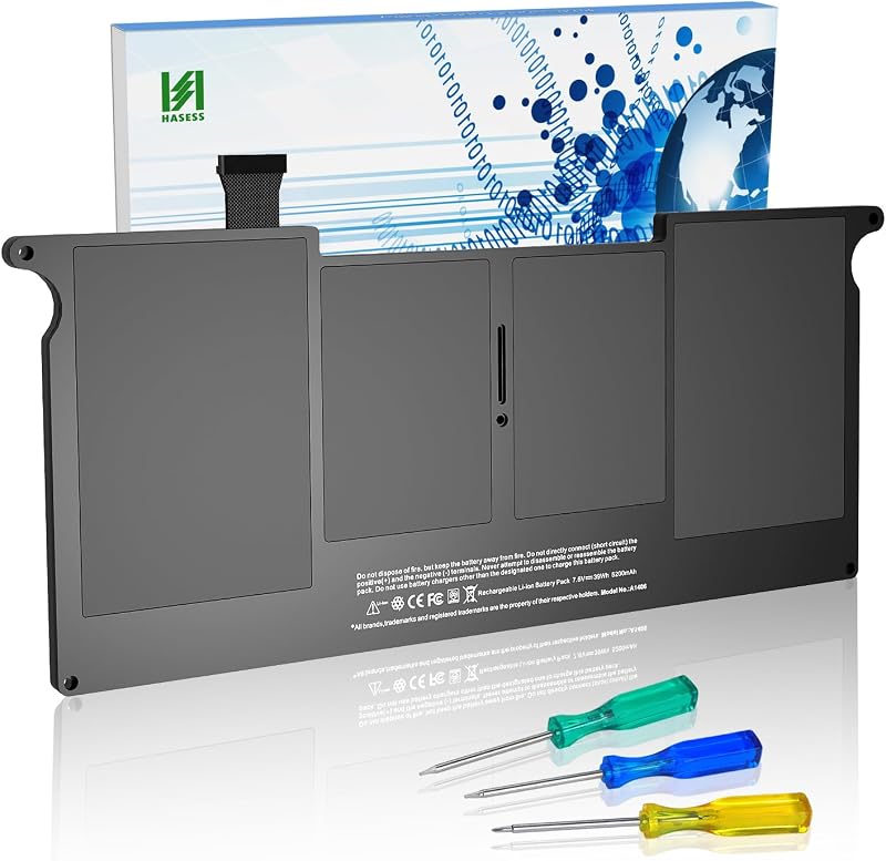 HASESS A1465 MacBook Air 11" Akkumulátor 7.6V 39Wh 2011-2015