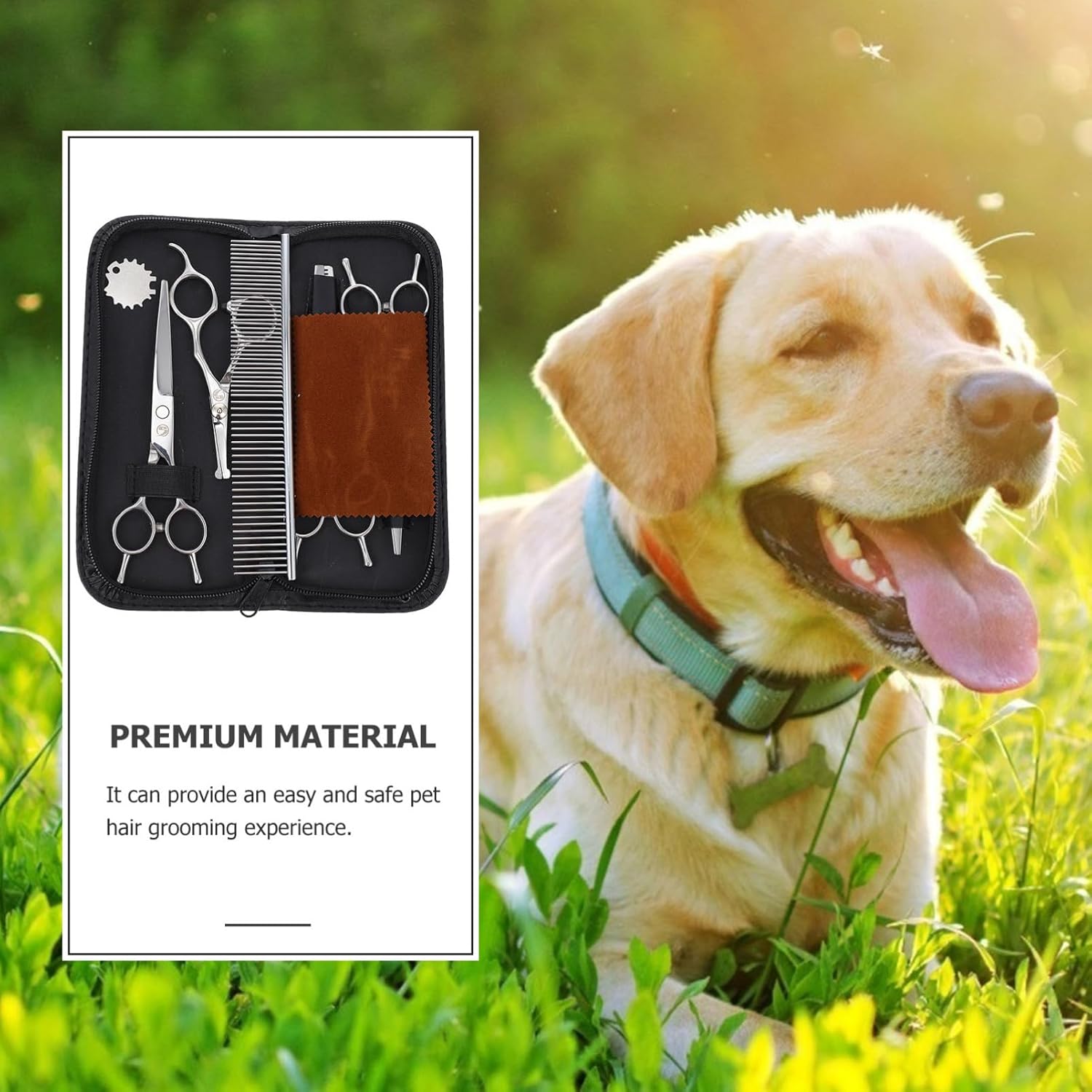 BESPORTBLE 1set Pet Grooming Scissors for Dogs Cats Hair Cutting Shears for Home for Breeds Easy to Store for Pet Owners