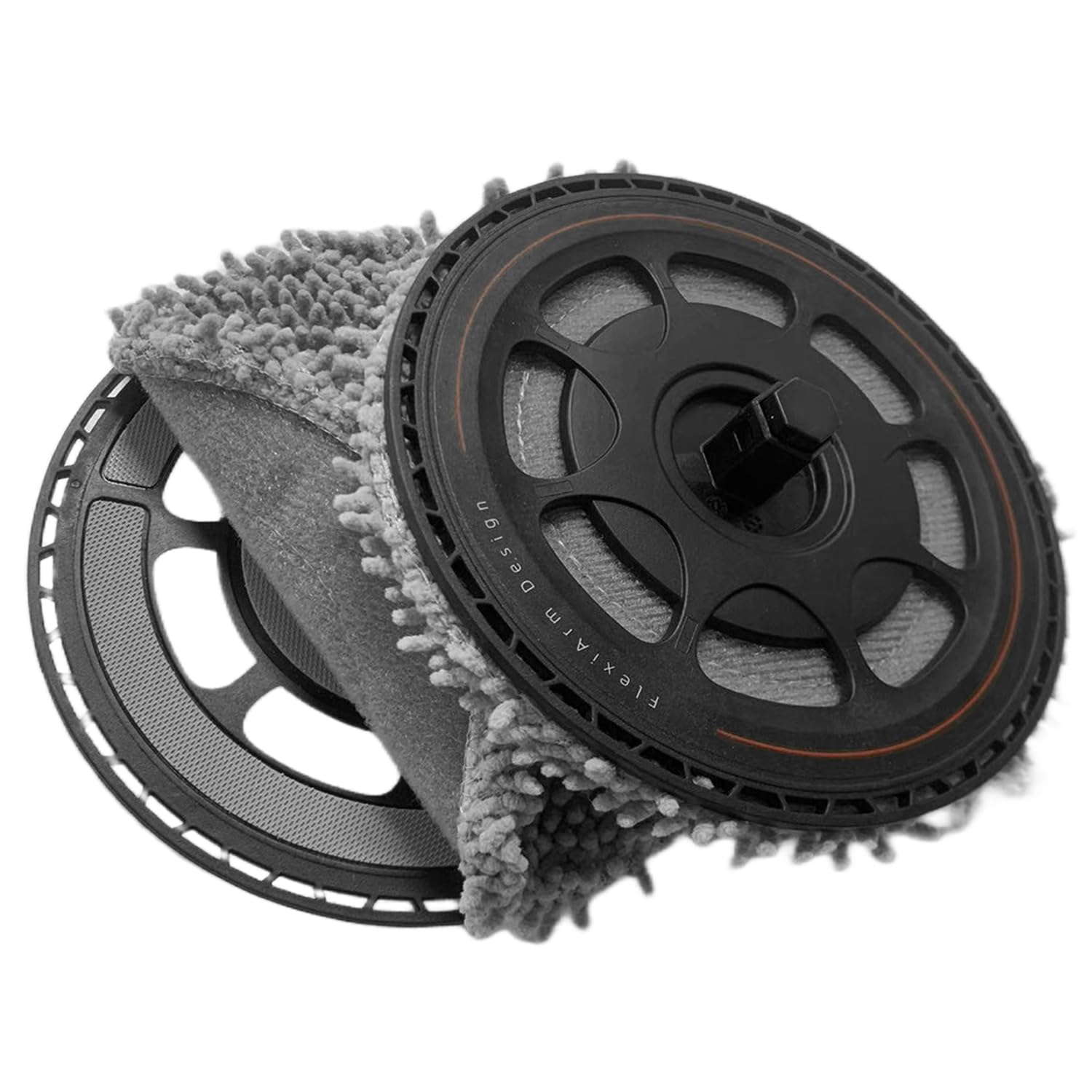 Kit de soporte para mopa compatible con Roborock Qrevo Qrevo S Qrevo Pro Qrevo Plus Qrevo Master Robot Aspirador Piezas de repuesto Soporte para mopa Accesorios Negro