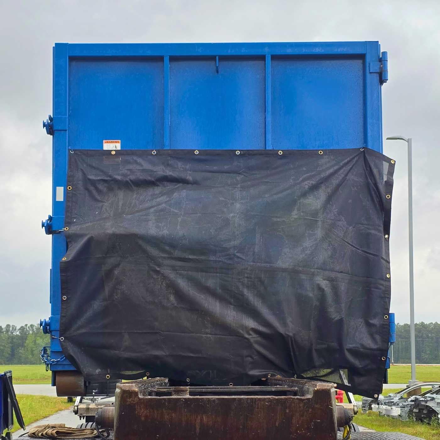 Carolina Tarps Compactor Diaper Tarp | Heavy Duty Mesh 6' x 8' (6)