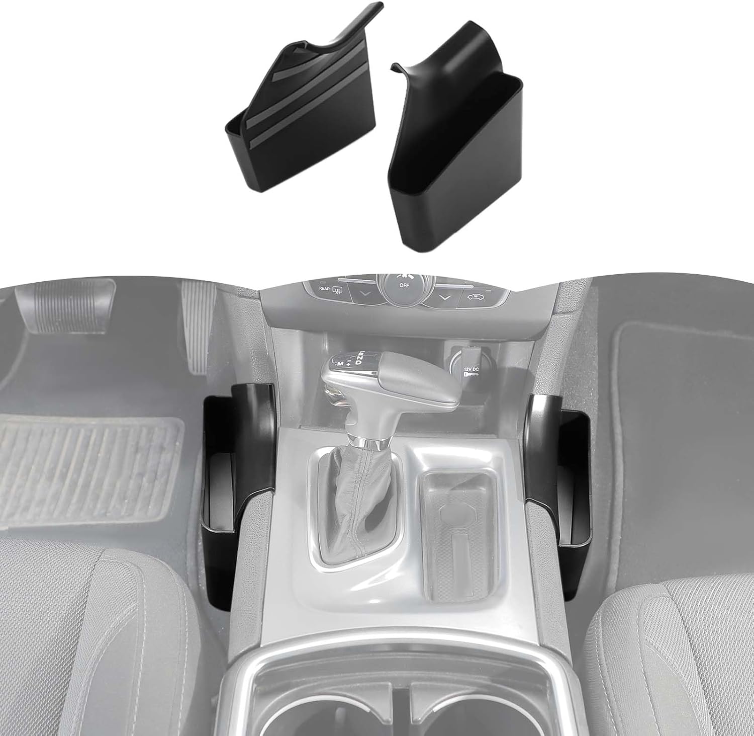 RT-TCZ Center Console Gear Shift Storage Box Tray Organizer Accessories Compatible with Dodge Charger 2015-2024