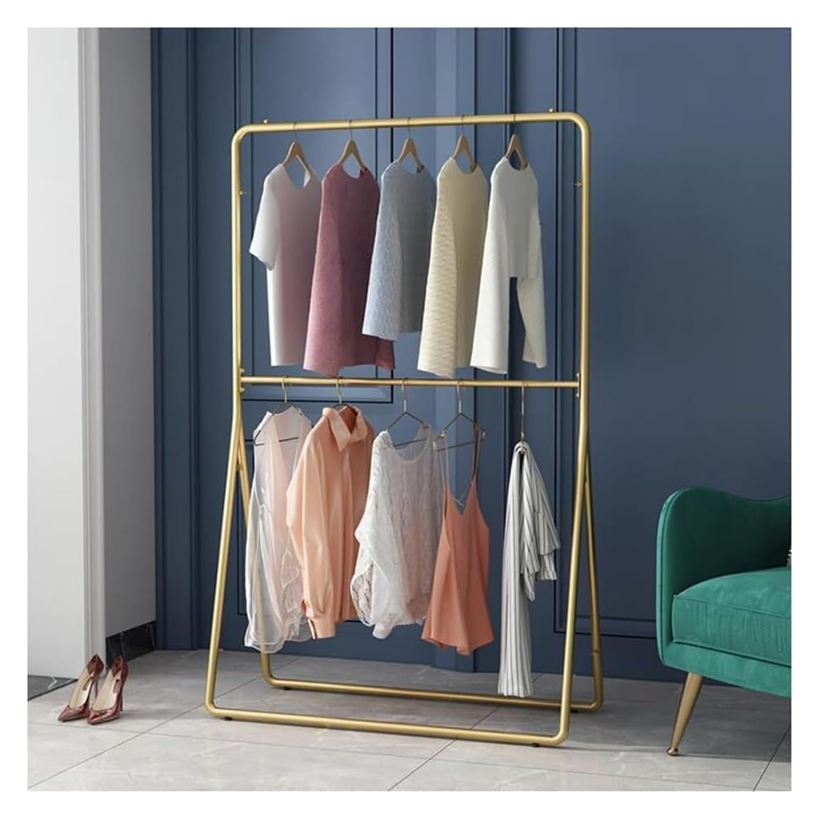 Support à vêtements en fer de qualité supérieure pour pulls et vestes