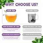 Clove Tea Bags–120 Teabags (2g/Bag), Made from 100% Natural Clove Flower Buds | Caffeine-Free | Sugar-Free | Gluten-Free | Vegan | Eco-Friendly Tea Bags