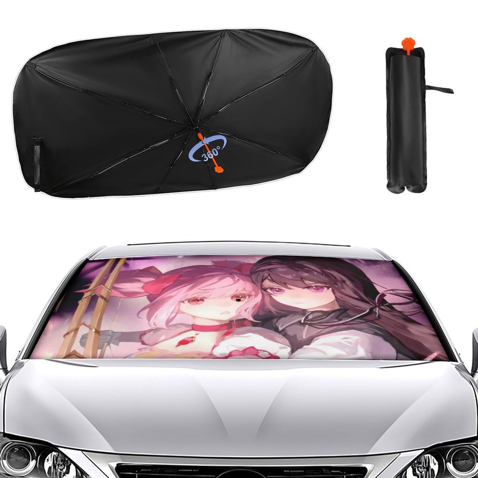Amazon | 車用サンシェード 折り畳み式 傘型 魔法少女まどかマギカ