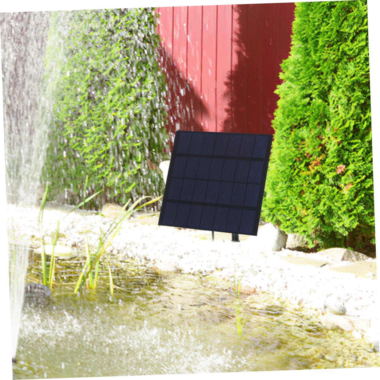 Happyyami Pompa Di Ad Energia Solare Portatile Silenziosa Per Acquari Da Esterno